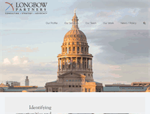 Tablet Screenshot of longbow-partners.com
